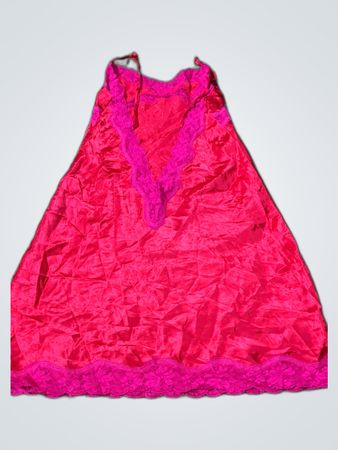 H&M Red Lace Trim Dress