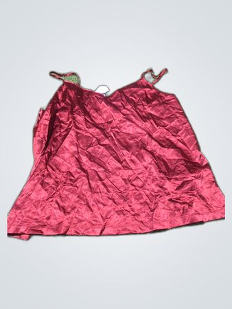 Red Satin Cami Top