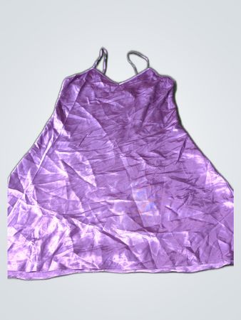 Purple Satin Chemise