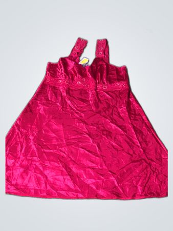 Red Satin Dress