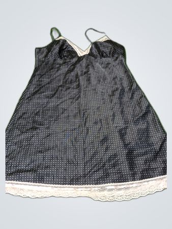 Marks & Spencer Black Satin Slip Dress