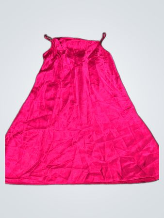 Red Satin Dress