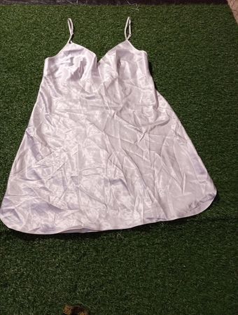 White Satin Nightgown