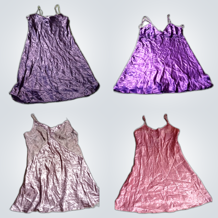 Y2K Satin Slip Dresses