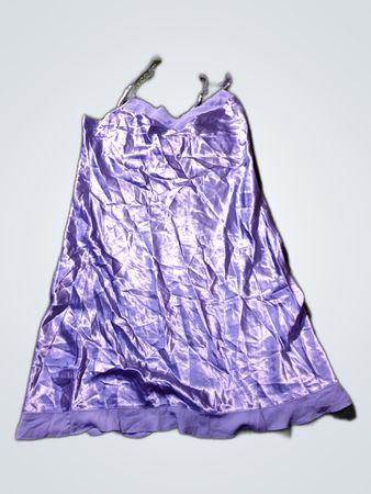 Purple Satin Nightgown