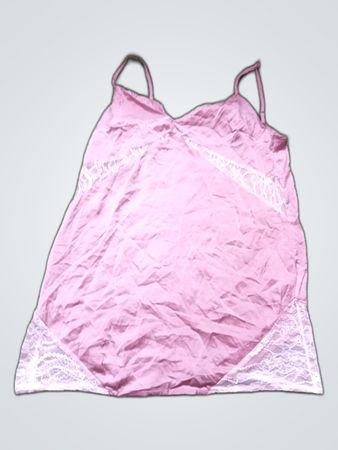 Pink Lace Trim Camisole