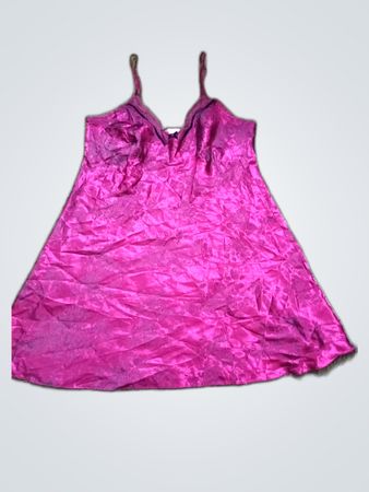 Pink Satin Dress