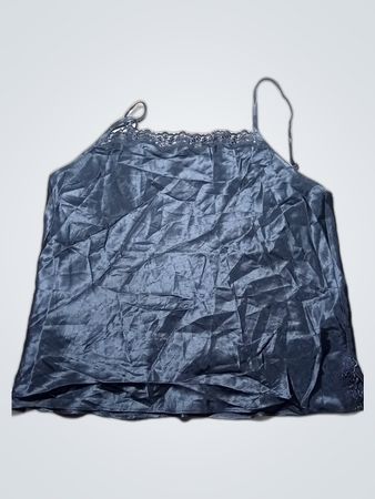 Black Satin Cami Top