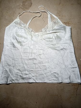 White Lace Trim Camisole