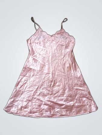 Pink Satin Dress