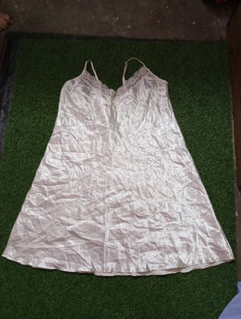 White Satin Chemise
