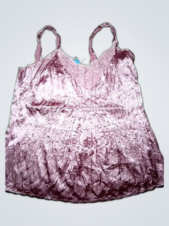 Pink Satin Top