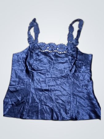 Marks & Spencer Navy Lace Trim Camisole