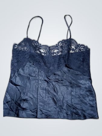 Black Lace Trim Camisole