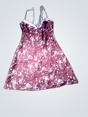 Brown Floral Dress