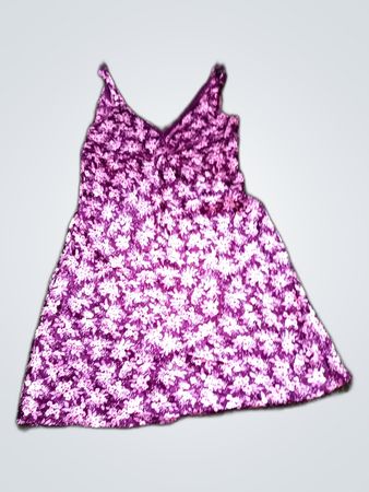 Purple Floral Dress