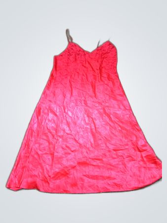 Red Full Slip Dress