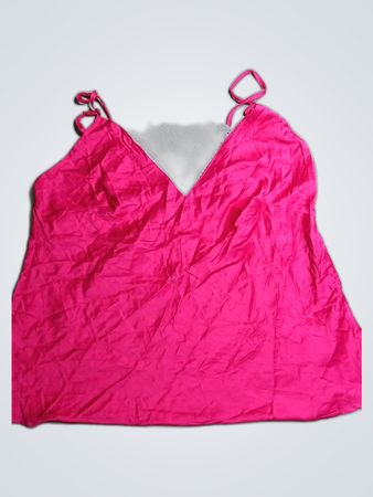 Pink Lace Trim Camisole