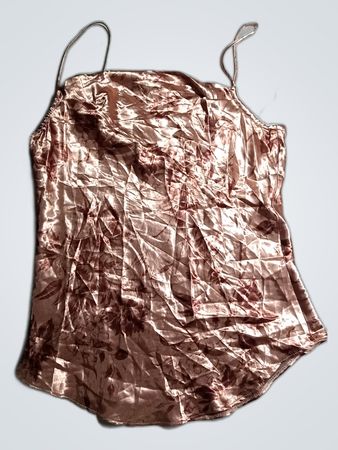 Rose Gold Satin Cami Top