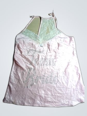 Pink Lace Trim Camisole