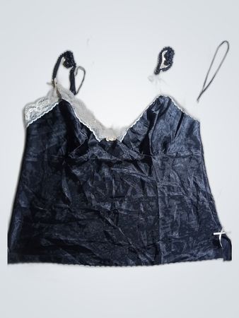 Black Lace Trim Camisole