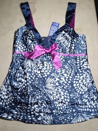 Next Women's Blue Floral Tank Top