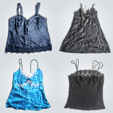 Beaded slip tops