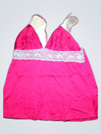 Ekster Pink Lace Trim Chemise
