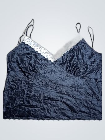 Black Lace Trim Camisole