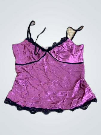 Florence + Fred Lace Trim Satin Camisole