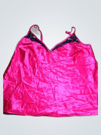 Pink Satin Cami