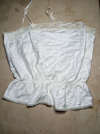 White Lace Trim Camisole