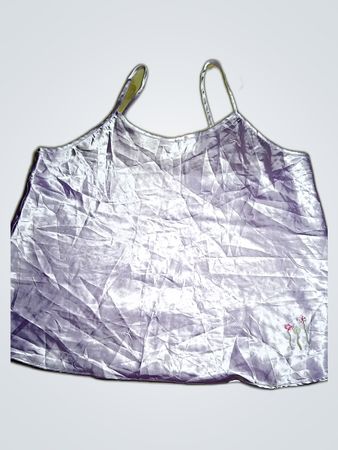Purple Satin Cami
