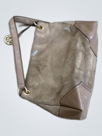 Michael Kors Brown Leather Shoulder Bag