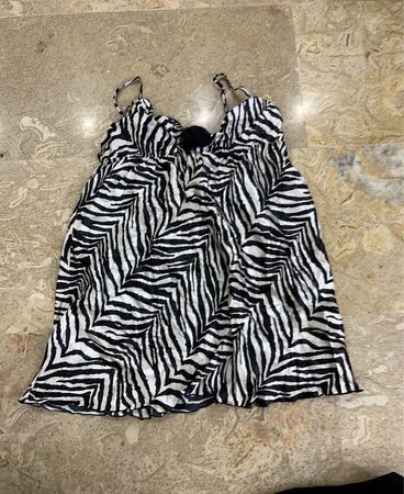 Zebra Print Romper