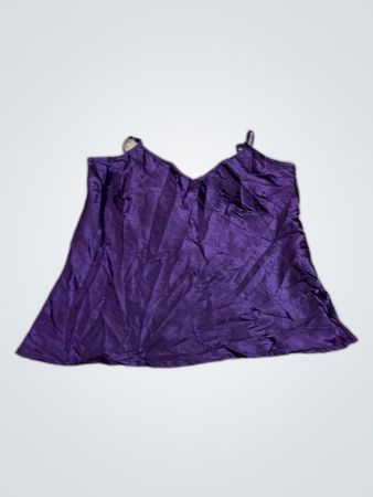 Purple Satin Top