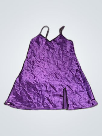 Debenhams Purple Satin Slip Dress