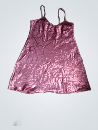 Pink Satin Dress