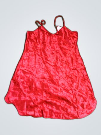 Red Satin Dress