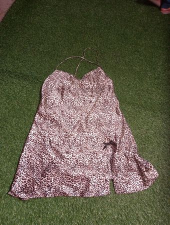 La Senza Leopard Print Slip Dress
