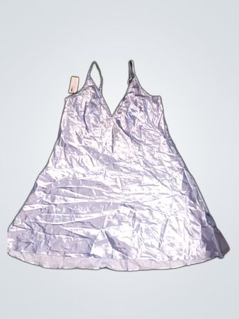 Light Blue Satin Dress