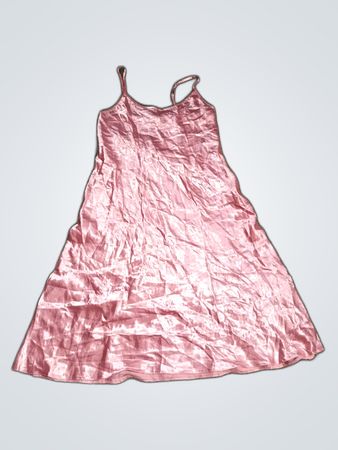 Pink Satin Dress