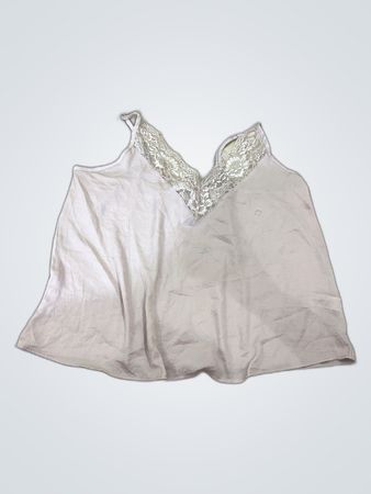 Pink Lace Trim Chemise