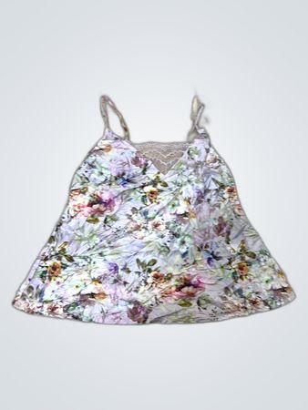 Floral Lace Trim Camisole