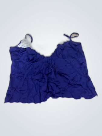 Untold Blue Lace Trim Camisole