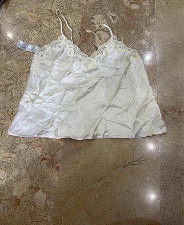 White Satin Camisole