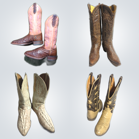 Vintage Cowboy Boots Bundle