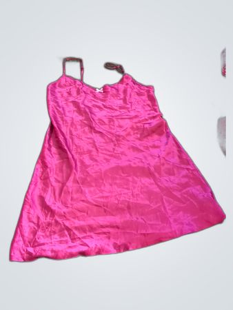 Pink Satin Dress