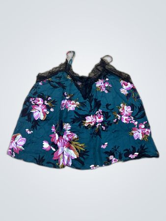Teal Floral Camisole