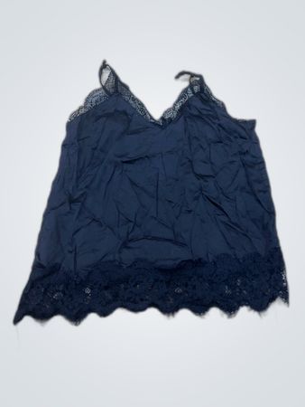 DKNY Camisola de Alças com Renda Preta